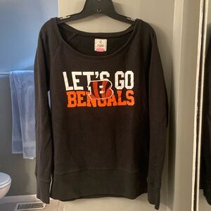 PINK Bengals sweater.